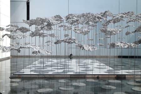 Choreography of a Cloud, Dancing Shadows Art Pavilion at the Louvre Abu Dhabi
